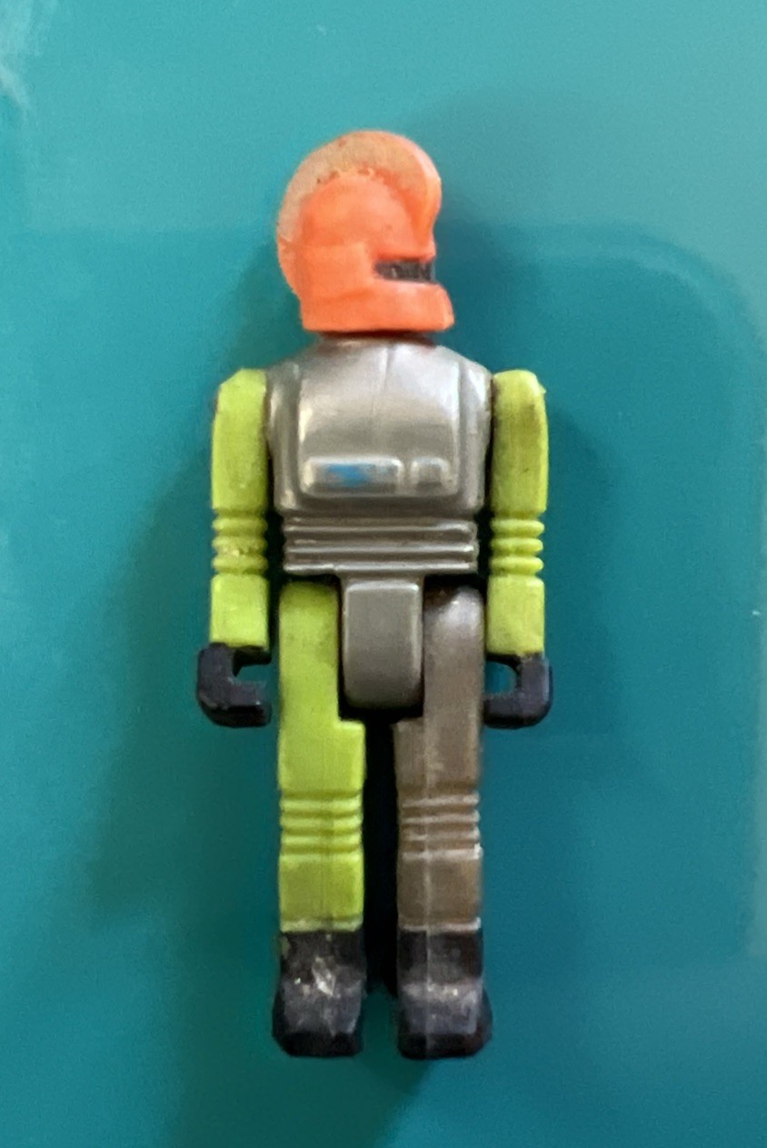 Vintage 1985 Schaper Stomper Mega Star Aqua Fighter Guardian Mini Figure 1.5”