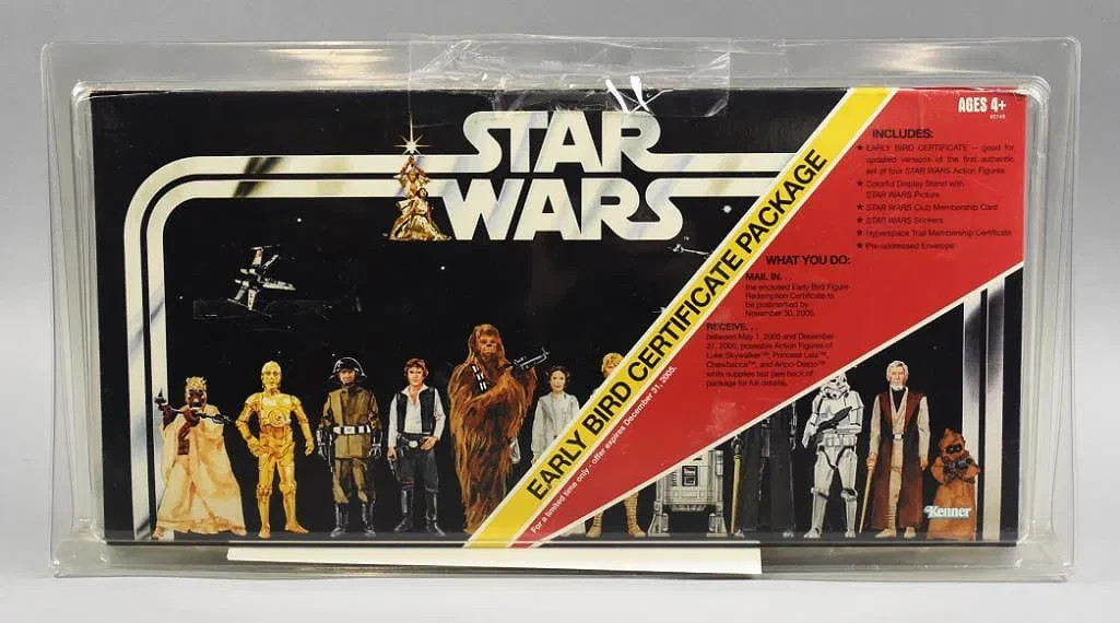 2005 Hasbro Star Wars Early Bird Certificate Package-NOS SUPER # 1 of 50,000!!!