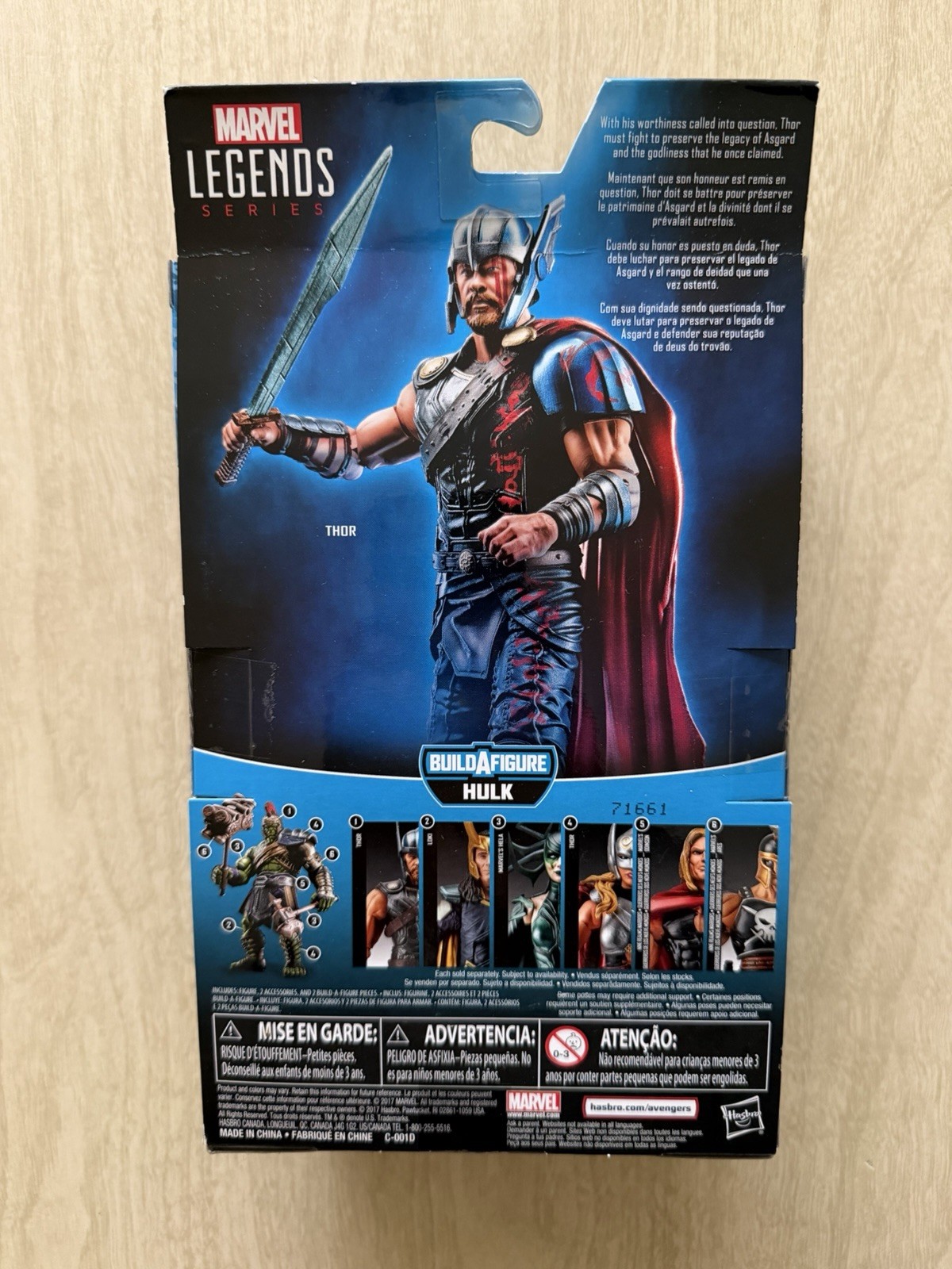 Marvel Legends Thor Ragnarok Gladiator Hulk Baf Series New Sealed
