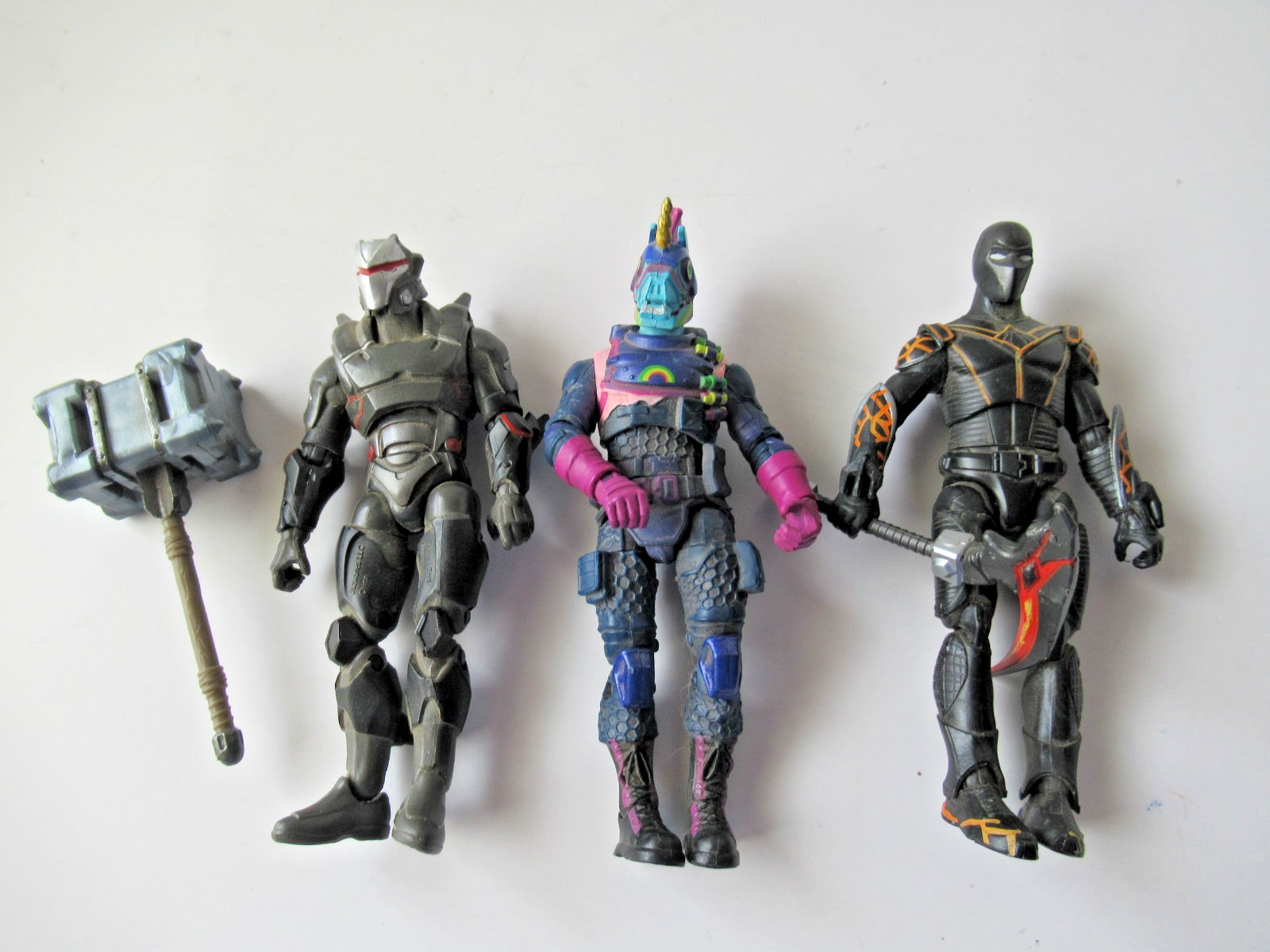Fortnite Action Figure Lot Jazwares 4.5 3 Figures and 2 Accessories