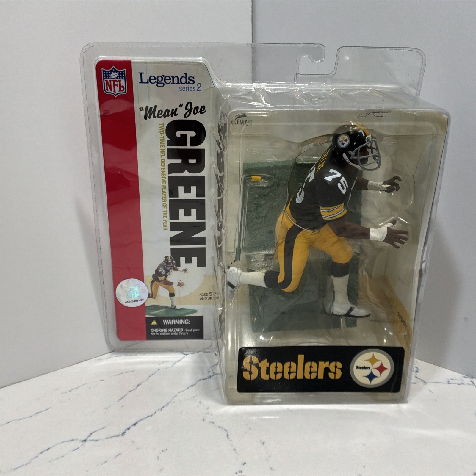 2006 McFarlane Mean Joe Greene Figure Steelers NFL Legends Series 2