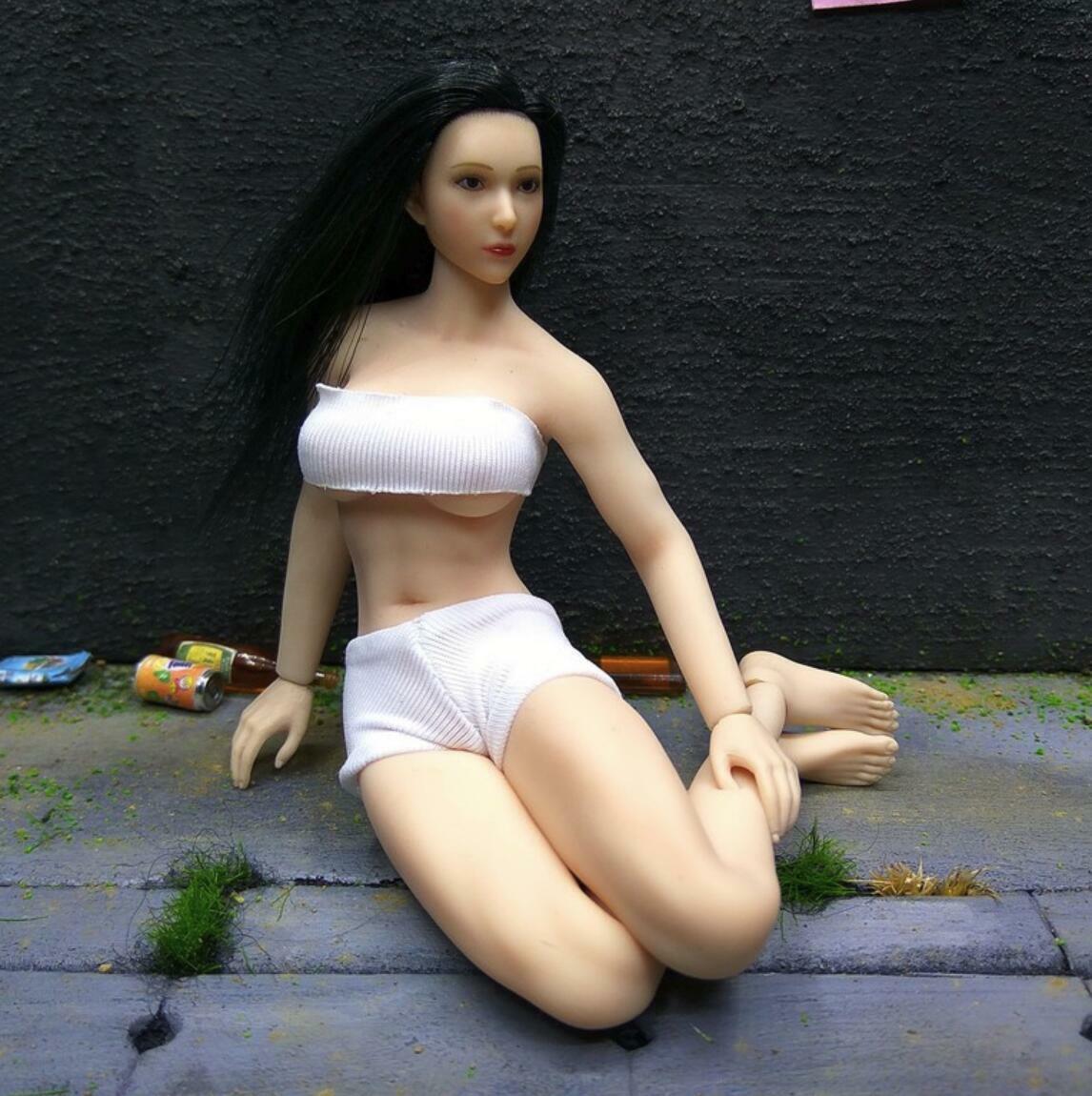 TBLeague PHMB2018 T01A 1/12 Female PALE Seamless Body 6&Prime; doll Phicen SHFiguarts