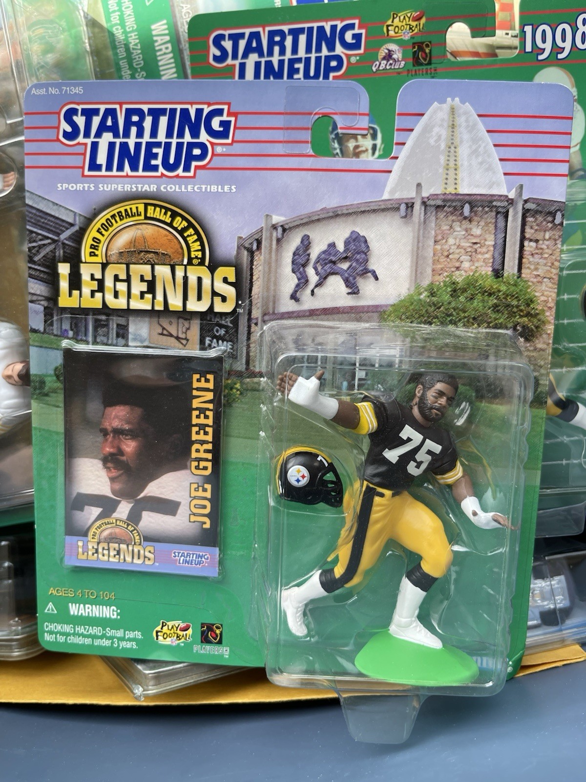 JOE GREENE 1998 Kenner Starting Lineup SLU Hall of Fame Legends Figure STEELERS