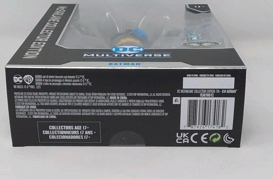 DC McFarlane Collector Edition Batman: Year Two Platinum 7&prime; Action Figure New