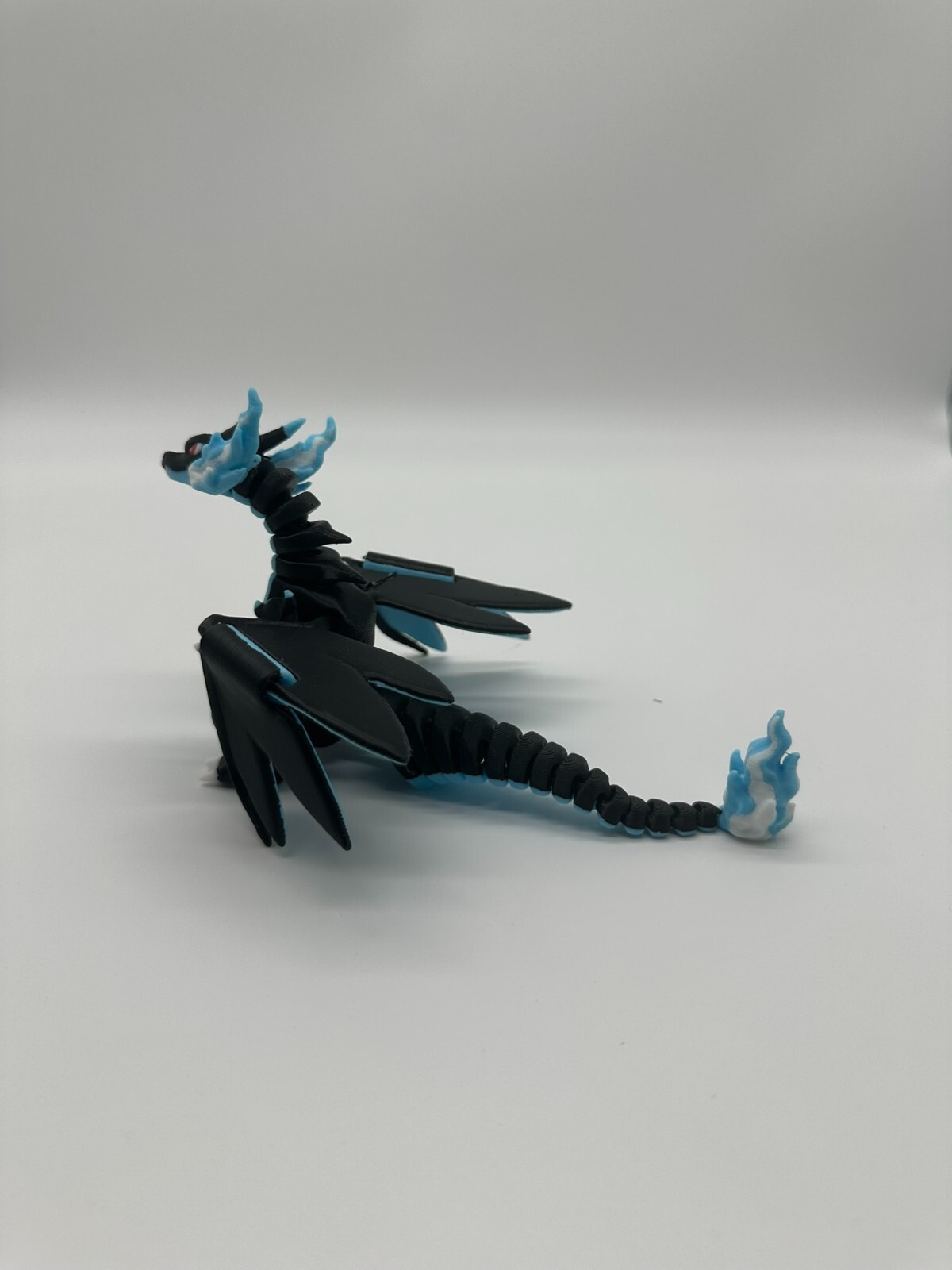 3D Printed Multi-Color Mega Charizard X Articulated Flexi Toy – Flexi Figure