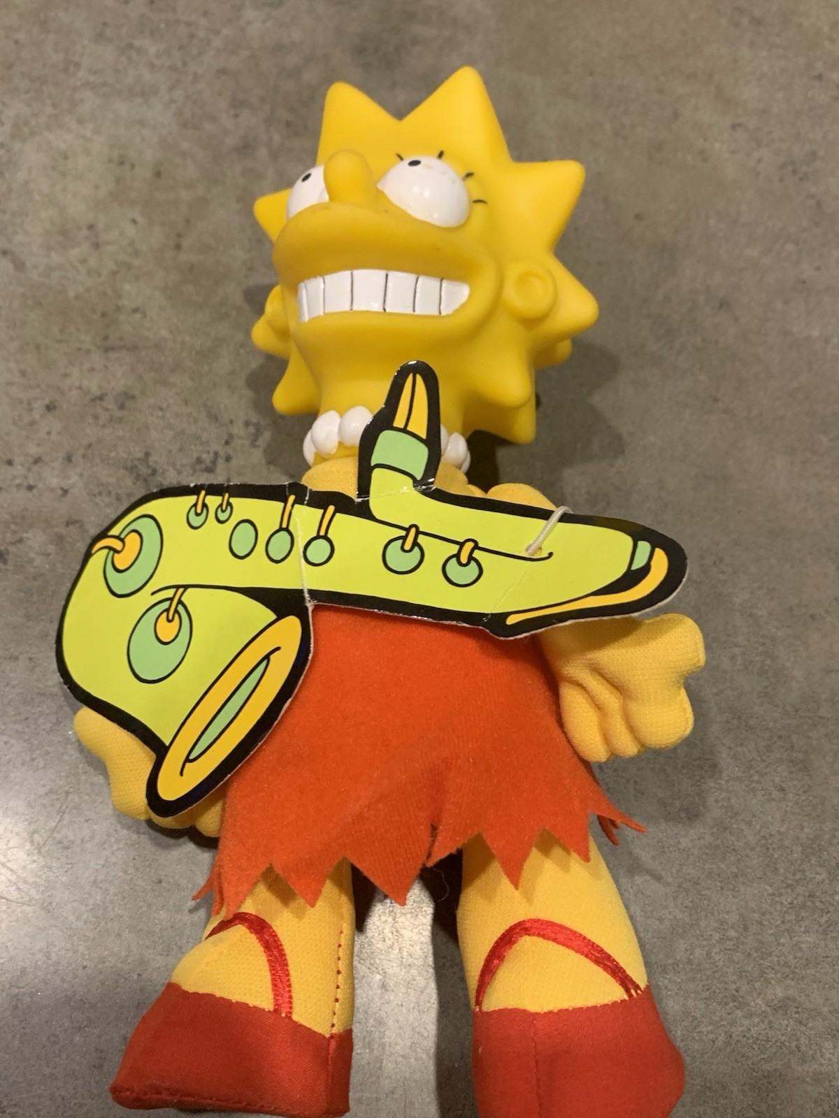 The Simpsons Lisa Doll Burger King 1990 8 Inches Tall