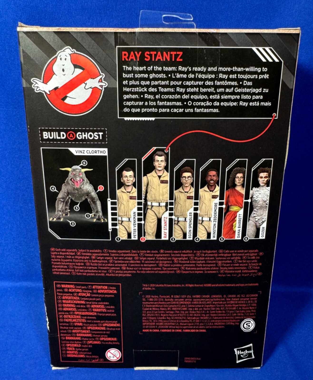 New RAY STANTZ Ghostbusters PLASMA SERIES Figure DAN AYKROYD Terror Dog BAF