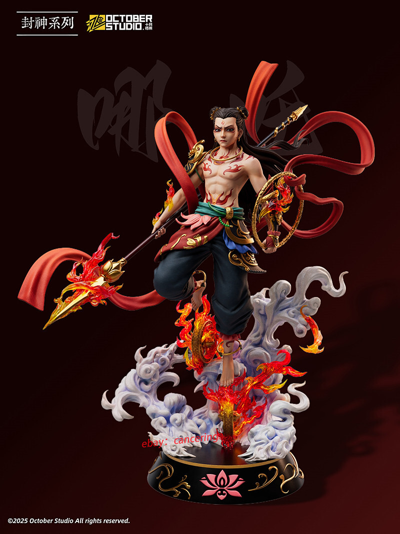 October Studio 1/6-&lsquo;Nezha&rsquo; Dual Scale Limited Edition Statue 2025 New