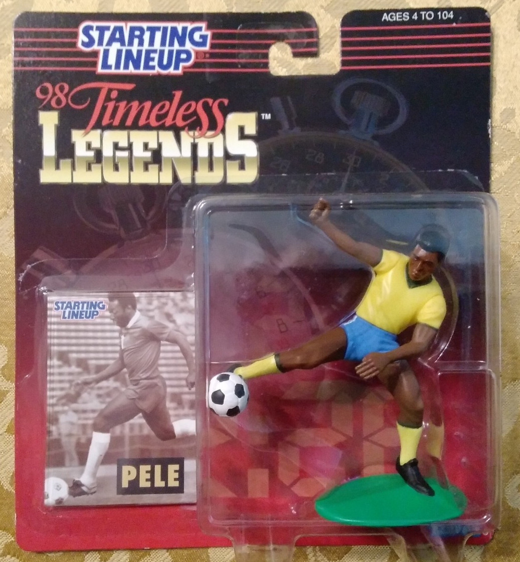 Pele 1998 Timeless Legends Starting Lineup Figure Factory Sealed Box w/card