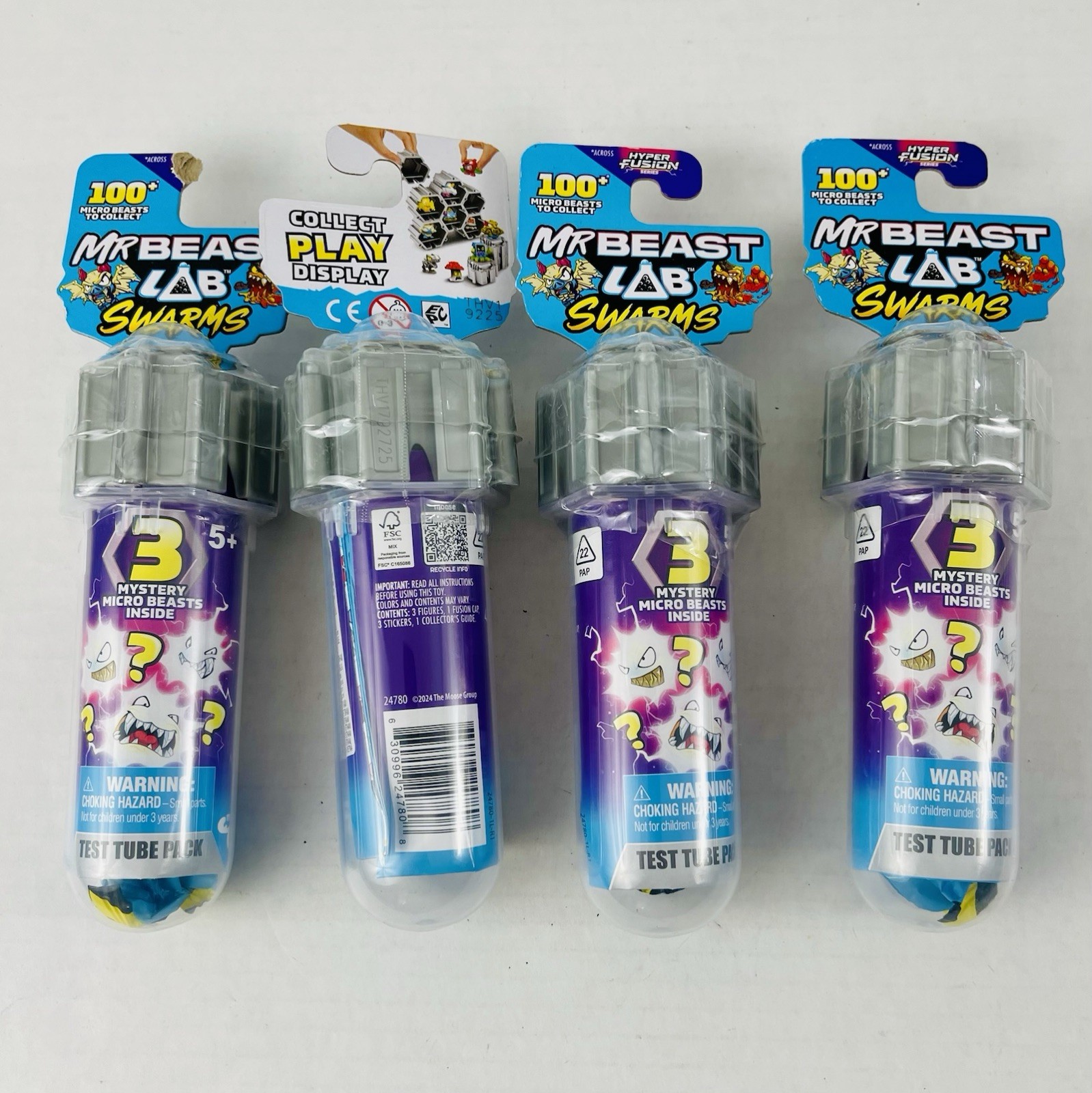 Mr Beast Lab Swarms LOT – Tube Hyper Fusion – LOT OF 4