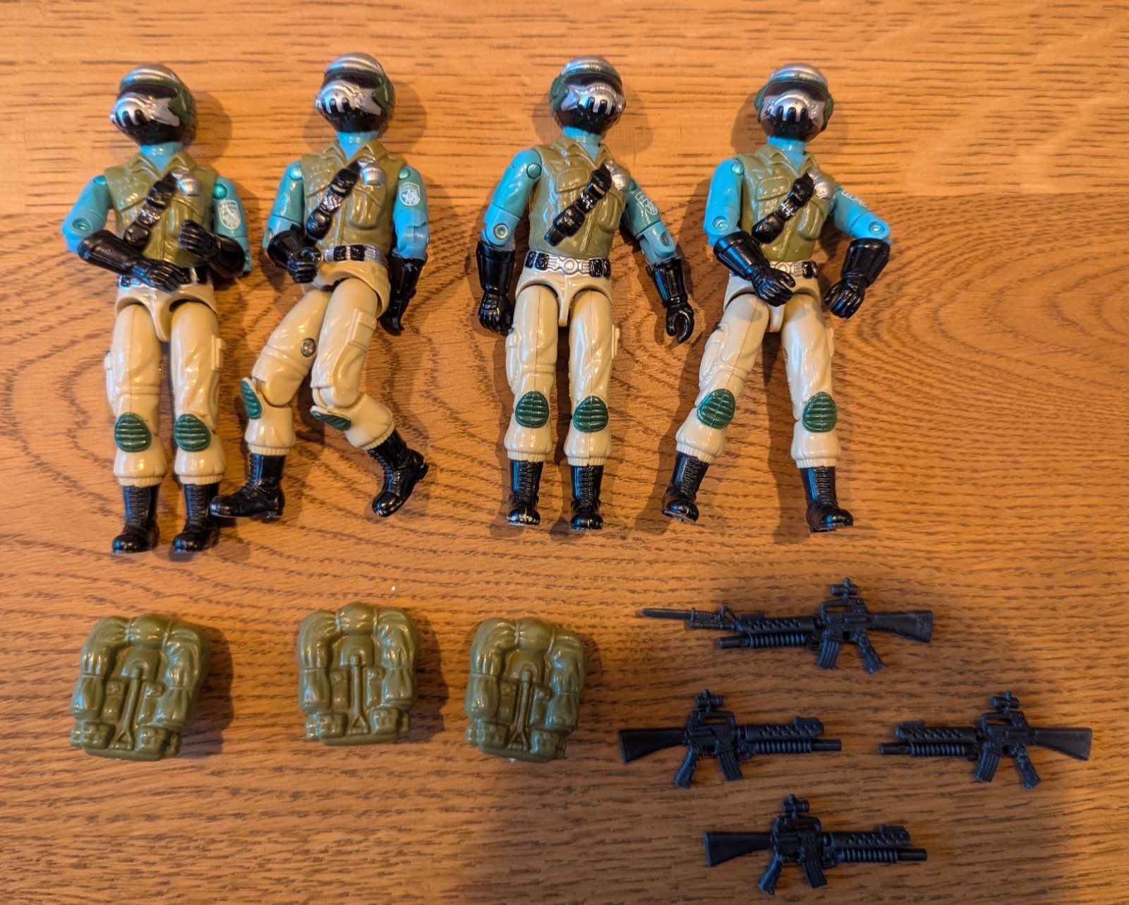 G.I. Joe Steel Brigade Figure – Mail-Away 1987 – C/D Variant – Lot of 4 – ARAH