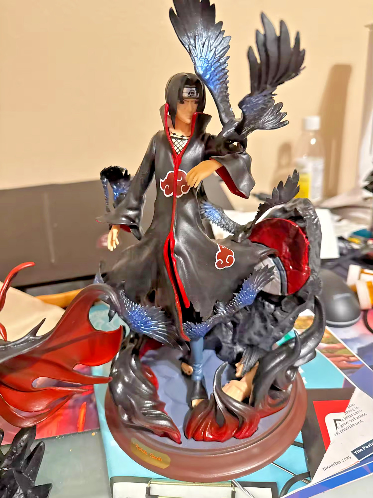 Naruto Itachi Uchiha Figure 28cm Anime Statue PVC Collectible Model Toy Gift