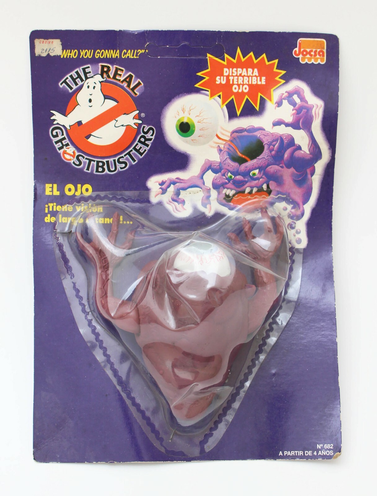 Vintage The Real Ghostbusters Bug Eye Ghost Kenner Jocsa Argentina 80´s MOC