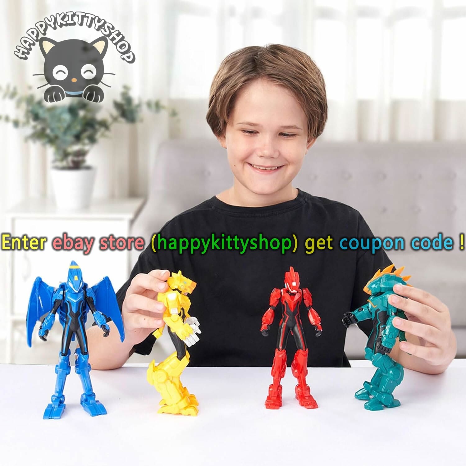 Quantum Heroes Dinoster Guardians 6&Prime; Collectible Action Figure Kid Dinosaurs Toy