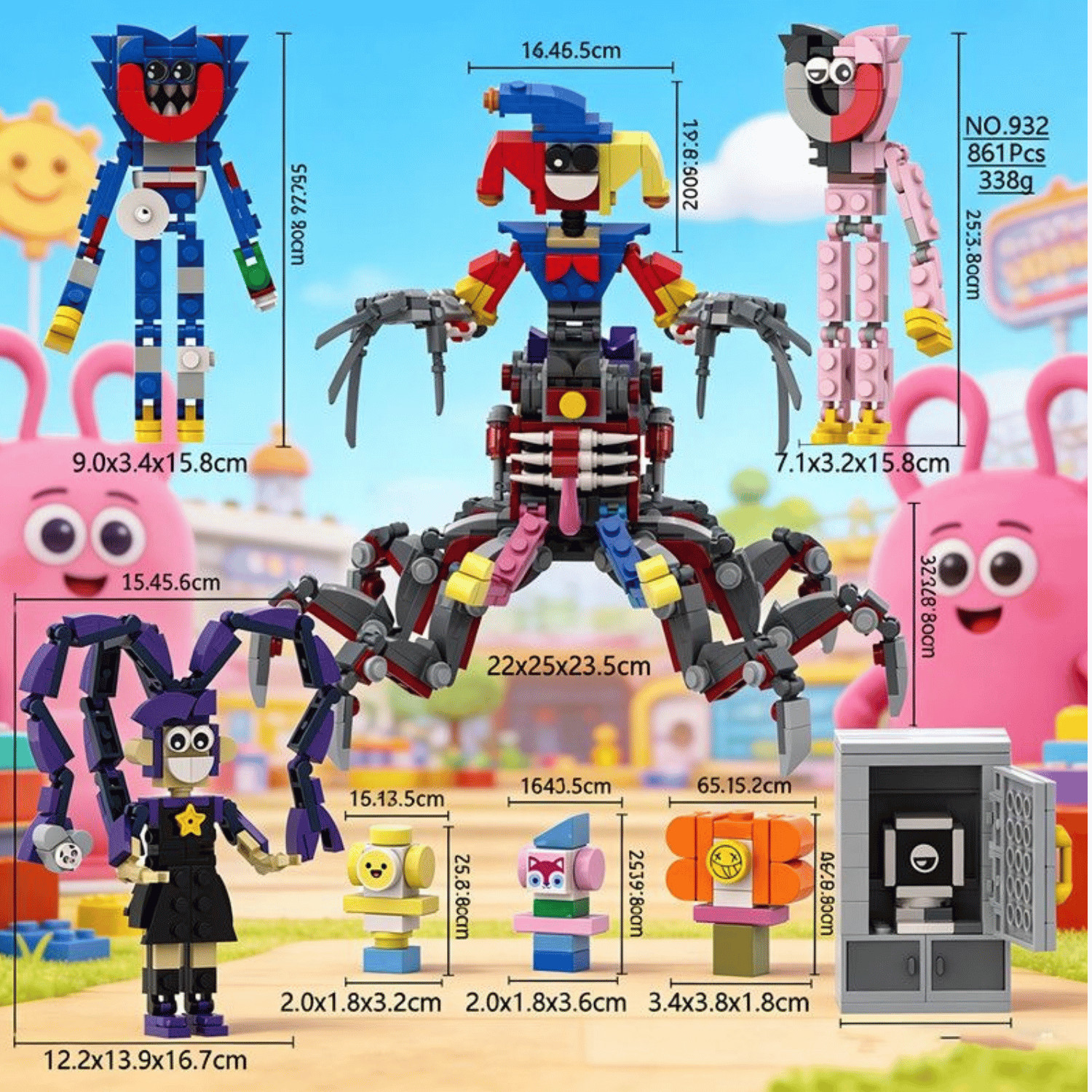 The Prototype Building Blocks 8pieces 932 Playtime Minifigures