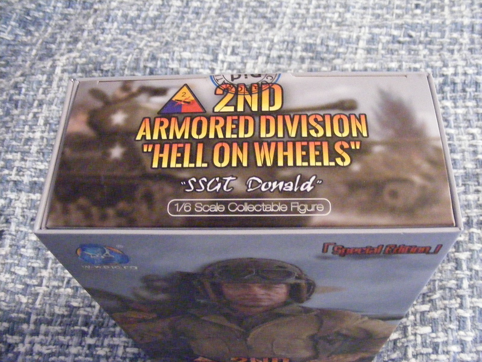 DID 2ND ARMORED DIVISION « HELL ON WHEELS » SSGT DONALD NEW 1/6 SCALE A80113S