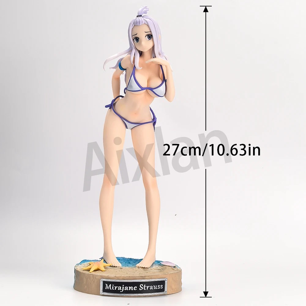 Mirajane Bikini Fairy Tail Anime Kawaii Cast Off Waifu Figure PVC 11 in [Boxed]