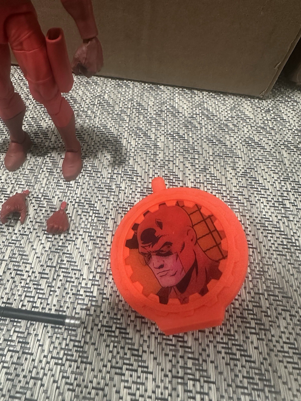 Marvel Legends Secret Wars Daredevil Custom Face Off Toybiz Inspired Version