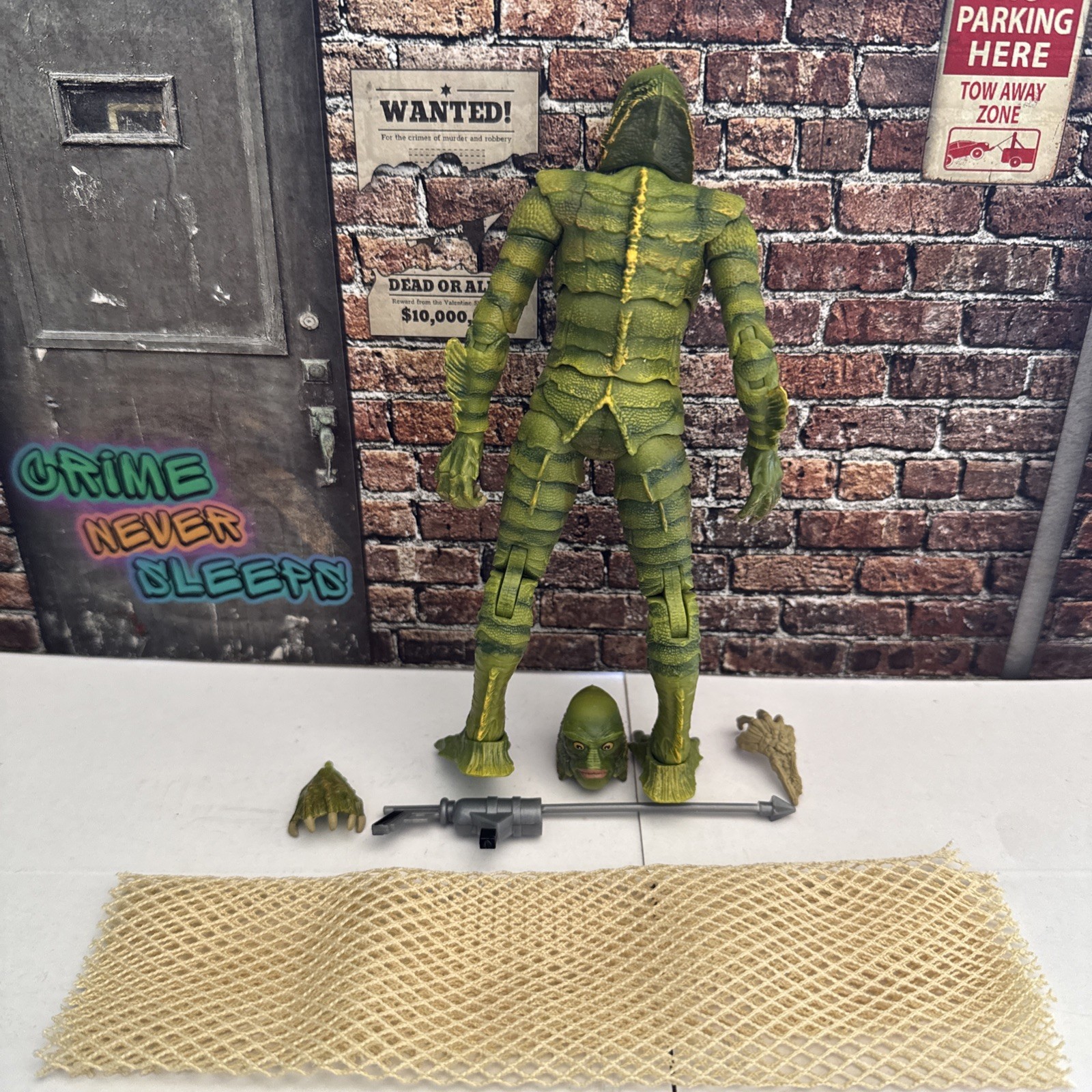 Jada Universal Monsters 7” Creature From The Black Lagoon Action Figure Complete