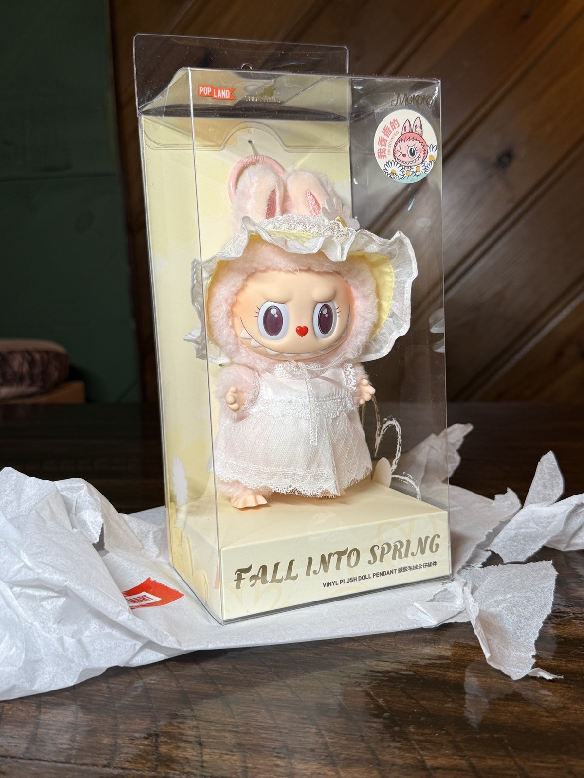 NEW Pop Mart Mokoko Fall Into Spring Vinyl Plush Doll Exclusive Pop Land Edition