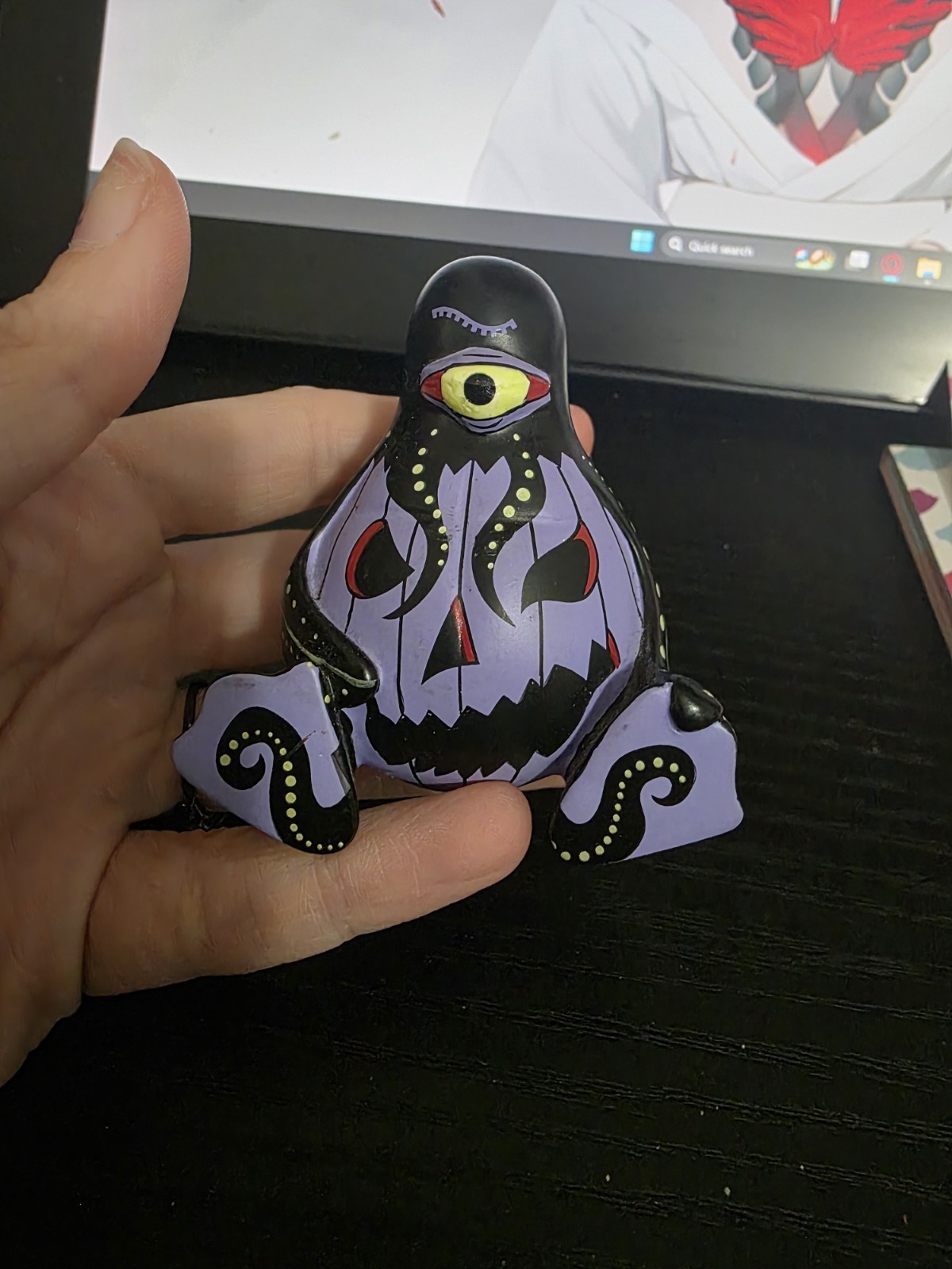 Octogwin (Goth Variant) Figure for October Toys Gwin Toys