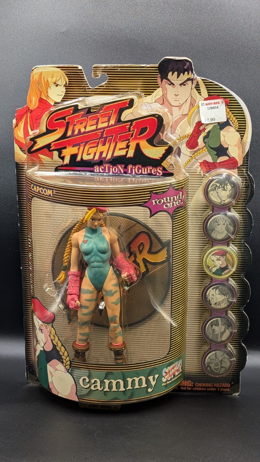 1999 ReSaurus Capcom Street Fighter Round One Cammy 7&Prime; Action Figure