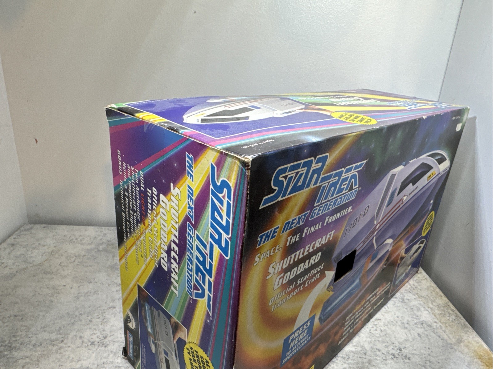 EMPTY BOX ONlY Star Trek Next Generation Shuttlecraft Goddard Collectors ED.