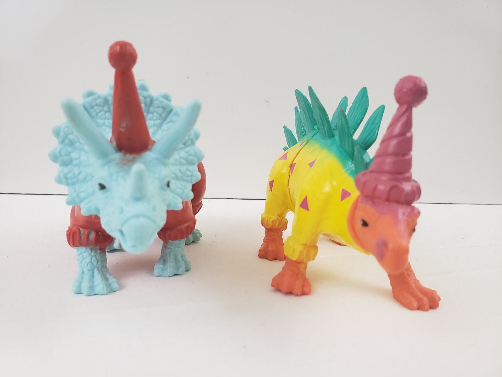 Ankyo Target Party Animal Figures Dinosaur Stegosaurus Triceratops Pajamas Hat