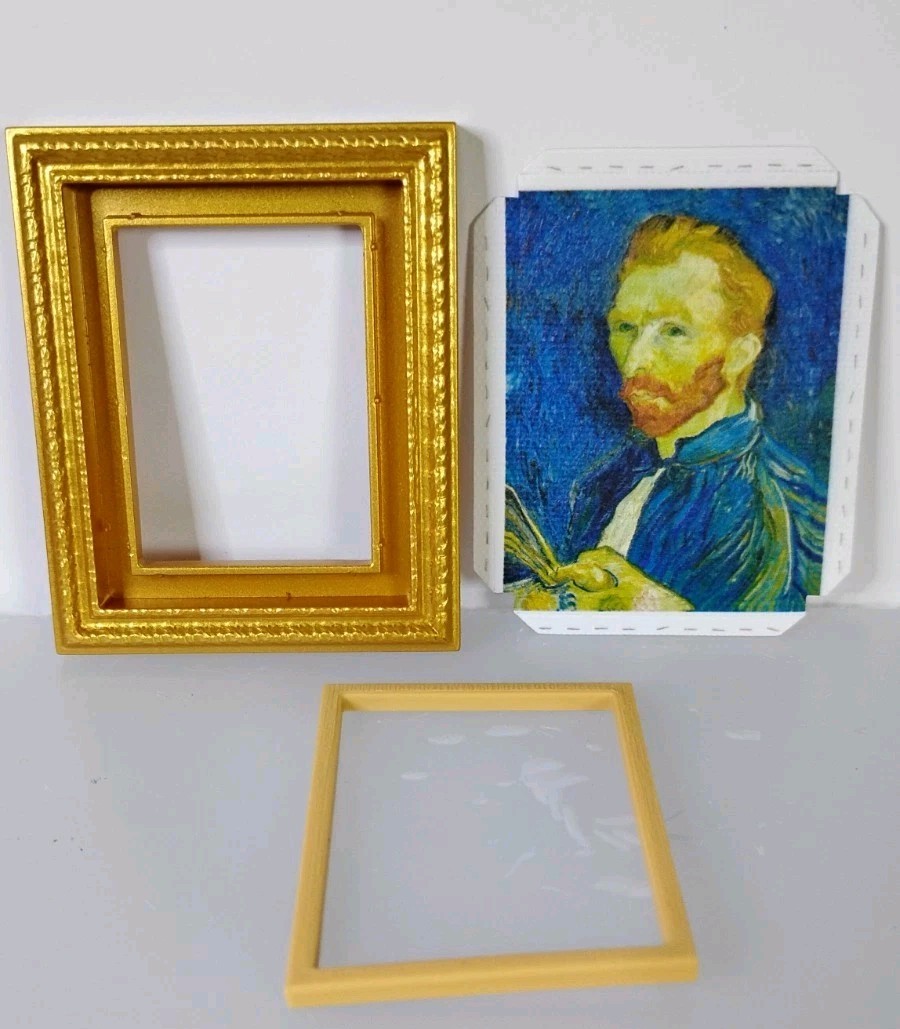 Zuru Mini Brands Create Masterpieces Van Gogh Self Portrait Miniature Painting