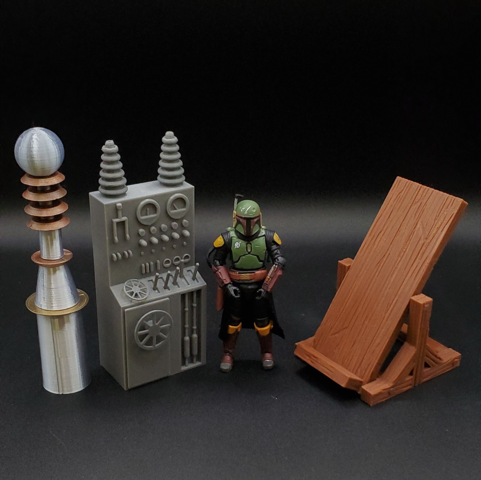 CUSTOM FRANKENSTEIN LAB for 3.75&Prime; UNIVERSAL MONSTERS STAR WARS FIGURE DIORAMA