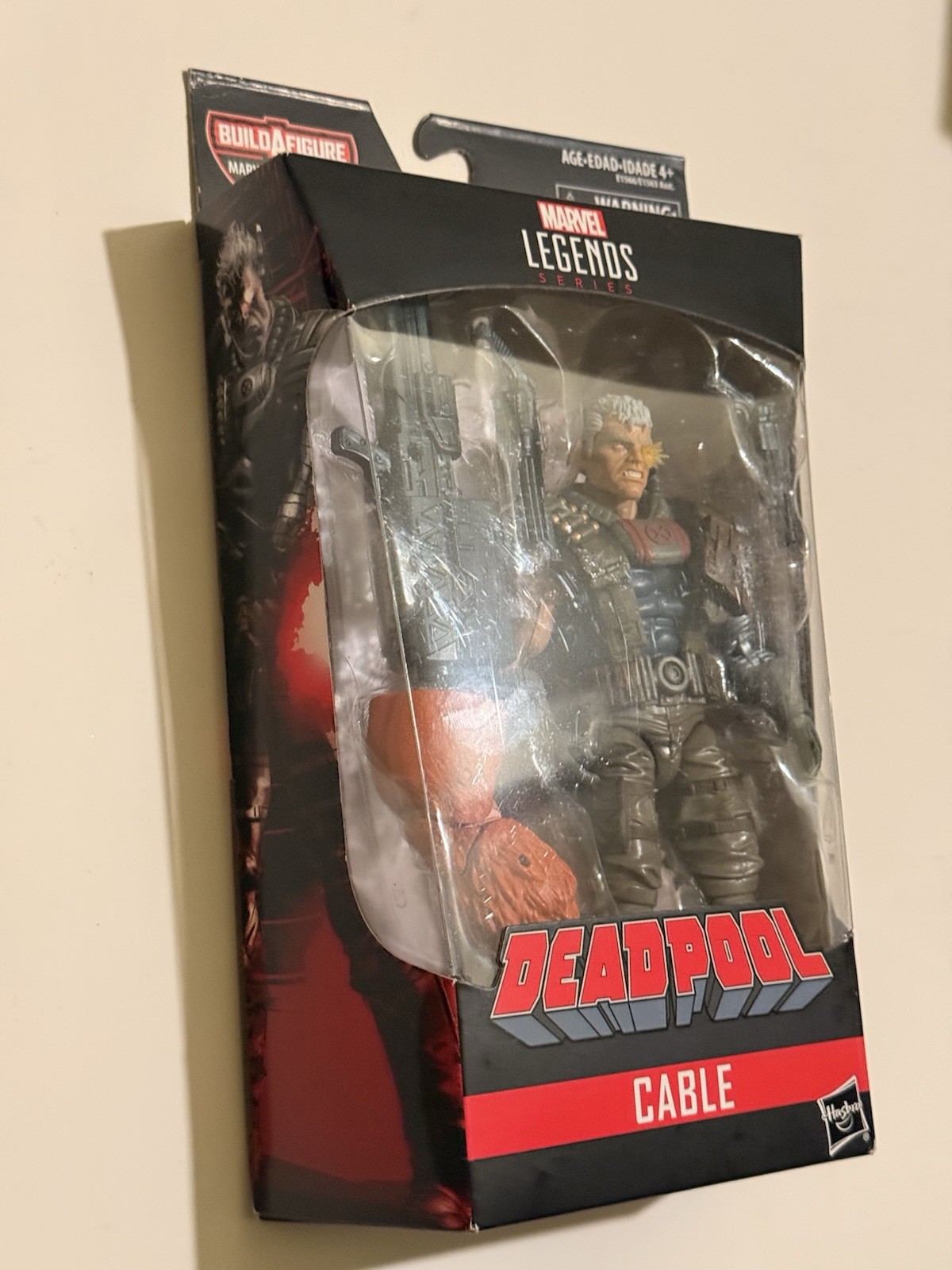 Hasbro Marvel Legends Cable Deadpool Wave Sasquatch Build A Figure Wave