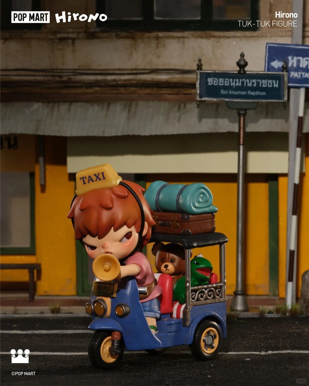 POP MART x Hirono Thailand Exclusive Tuk-Tuk Collective Figure Toy NEW In BOX