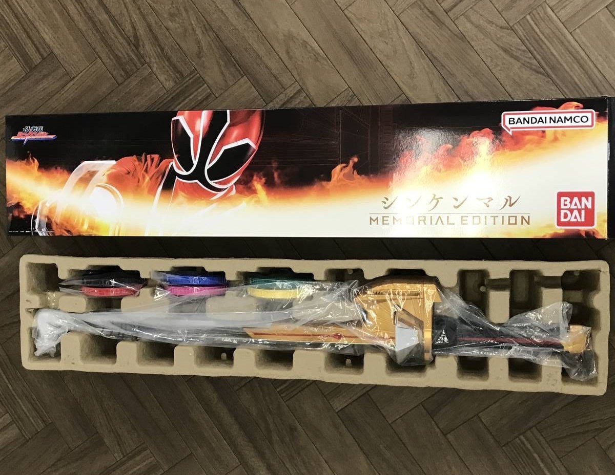 Samurai Sentai Shinkenger Shinkenmaru MEMORIAL EDITION Damage Box Unused