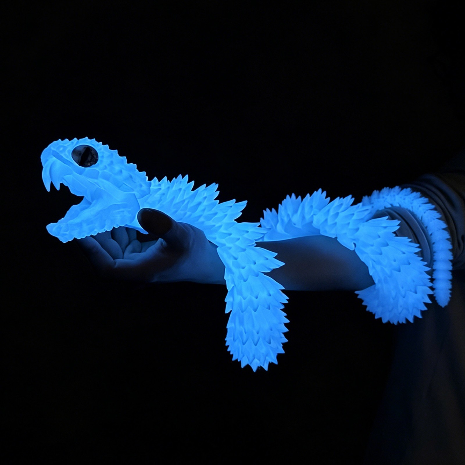 47.5inch 3D Printed Snake Model,Articulated Animals figure,Toys Home Decor