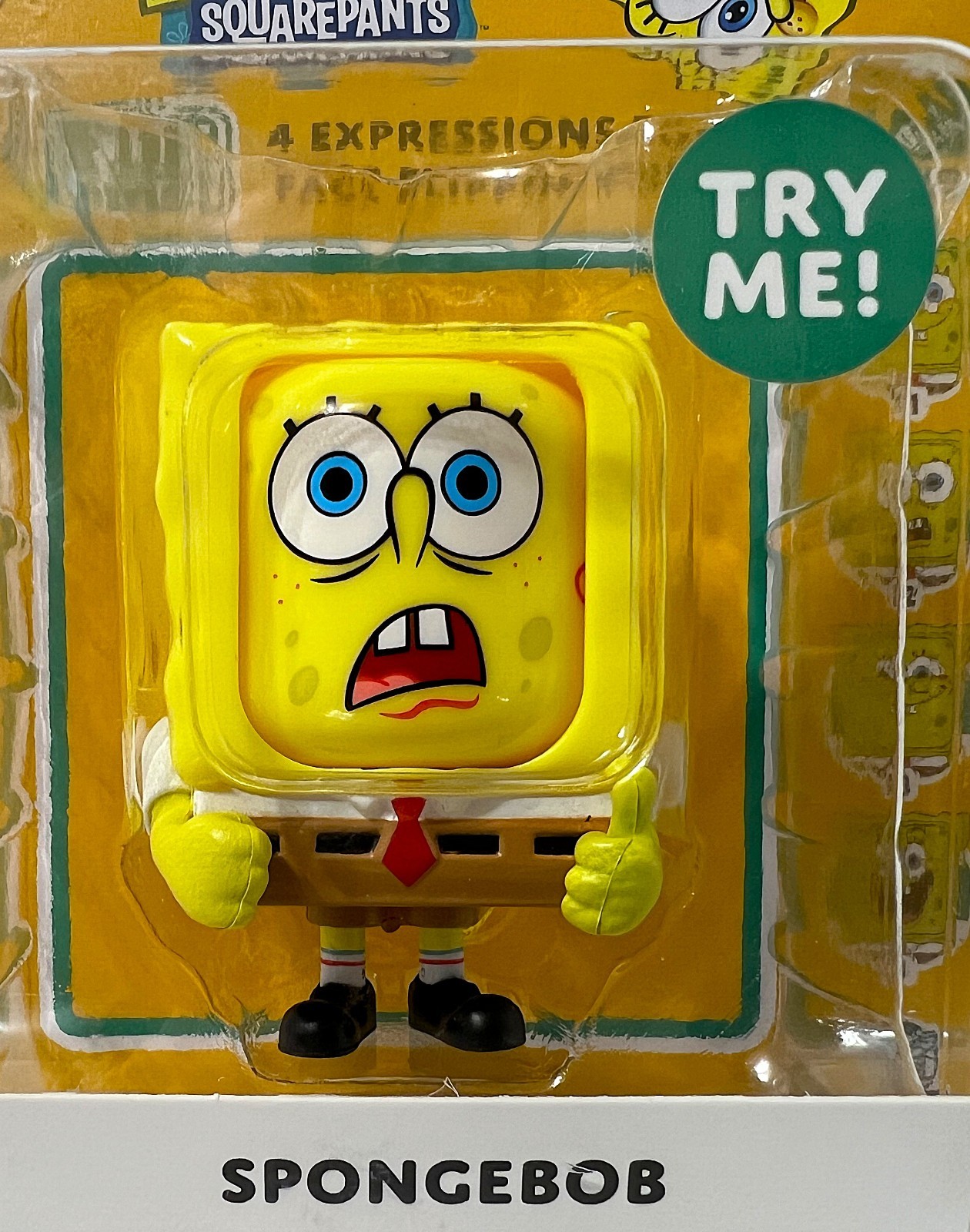 SpongeBob Flip ems! 4 Expressions for Face Flippin&rsquo; Fun! Sensory Play 2026 NEW