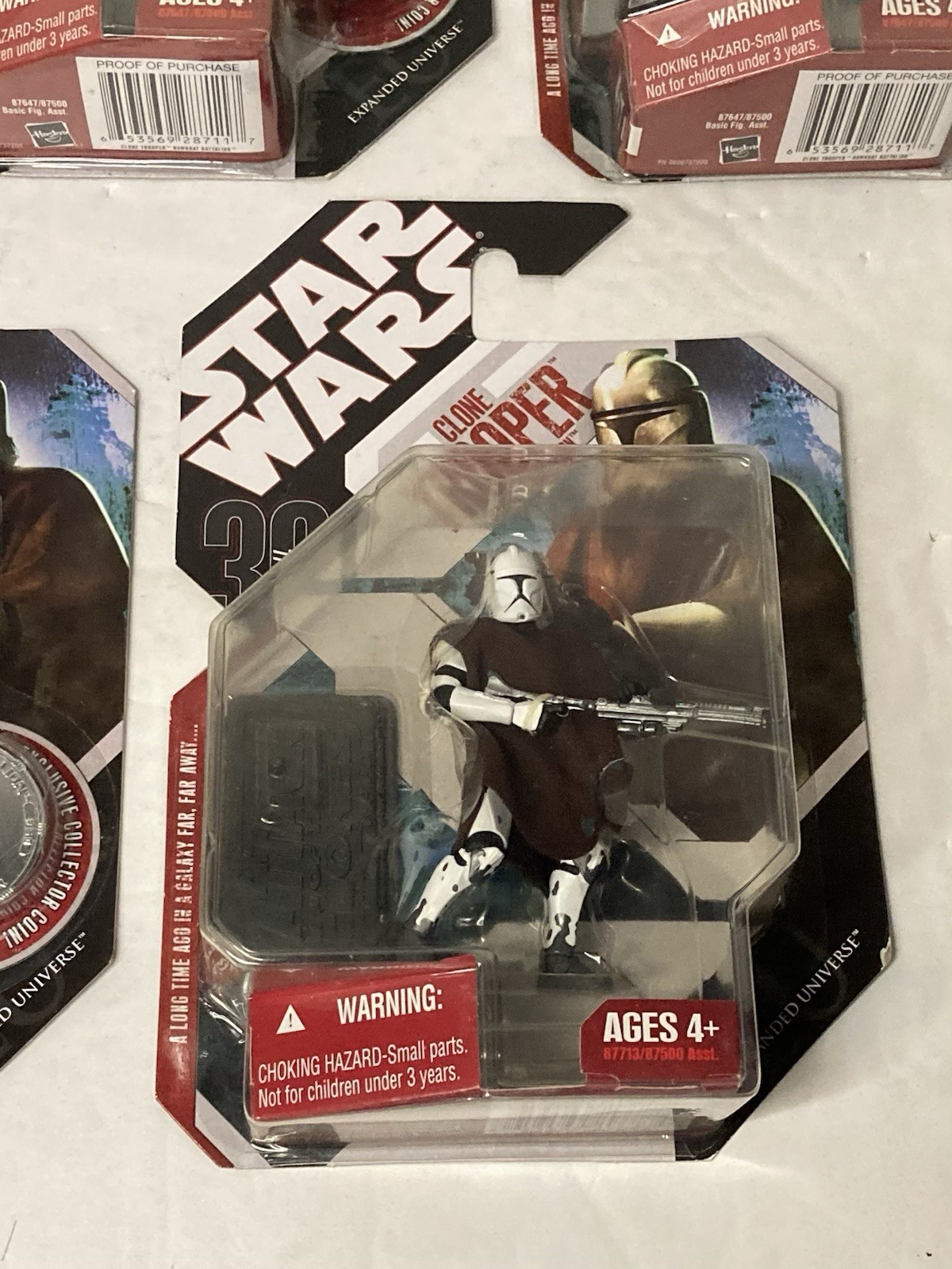 Star Wars 30th Anniversary Clone Trooper Hawkbat Battalion #50 Poncho 2007 New