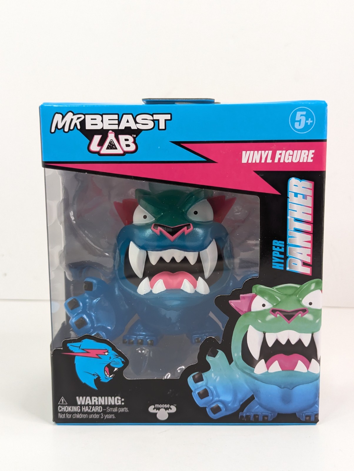 Mr Beast Lab Hyper Panther Vinyl Figure Moose Toys LLC 2023 New
