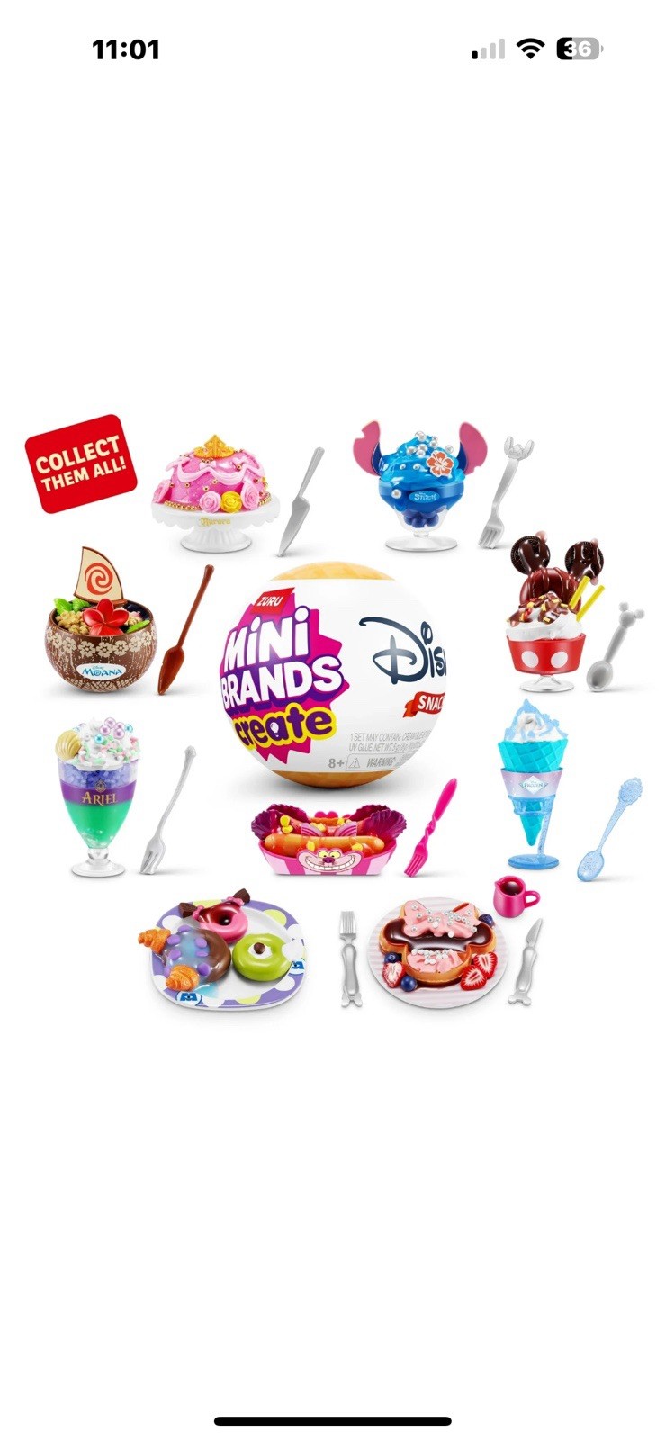 Mini Brands Create Disney Snacks SERIES 1! (Boo Donuts, Monster’s Inc) NEW