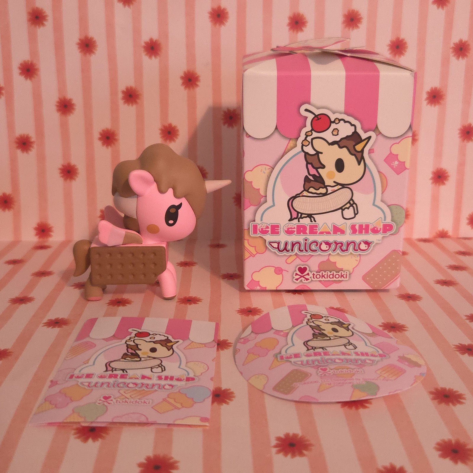 Tokidoki ICE CREAM SHOP Unicorno NEOPOLITINA 2025 New Complete Vinyl Figure