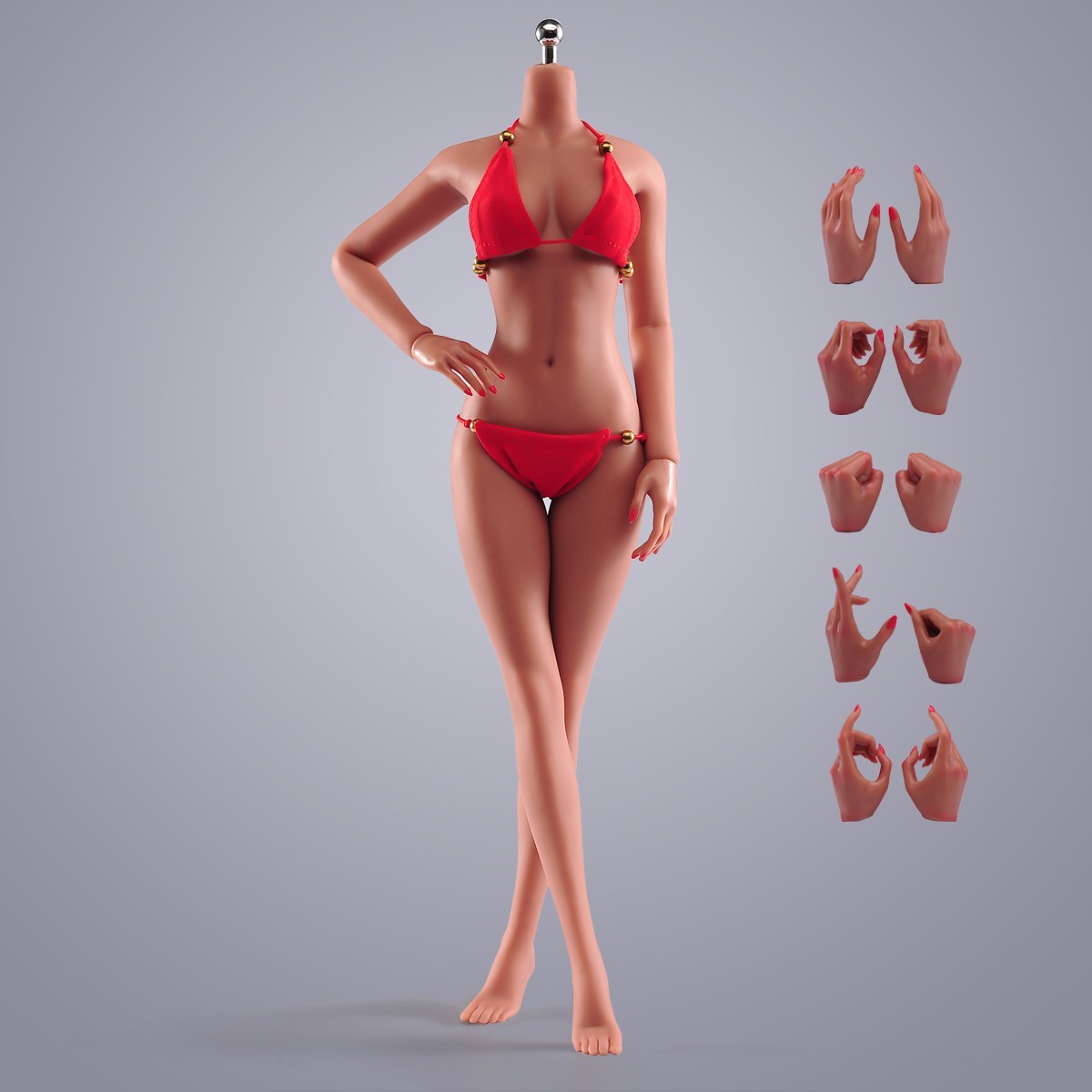 USA ANT 1/6 Female Action Figure Body 12in Super Flexible Seamless Soldier Body