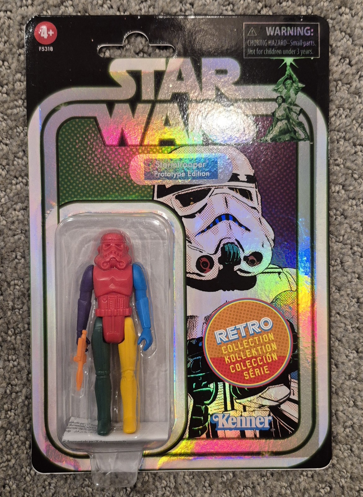 Star Wars Retro Collection Stormtrooper Prototype Set Of 6 Colors!