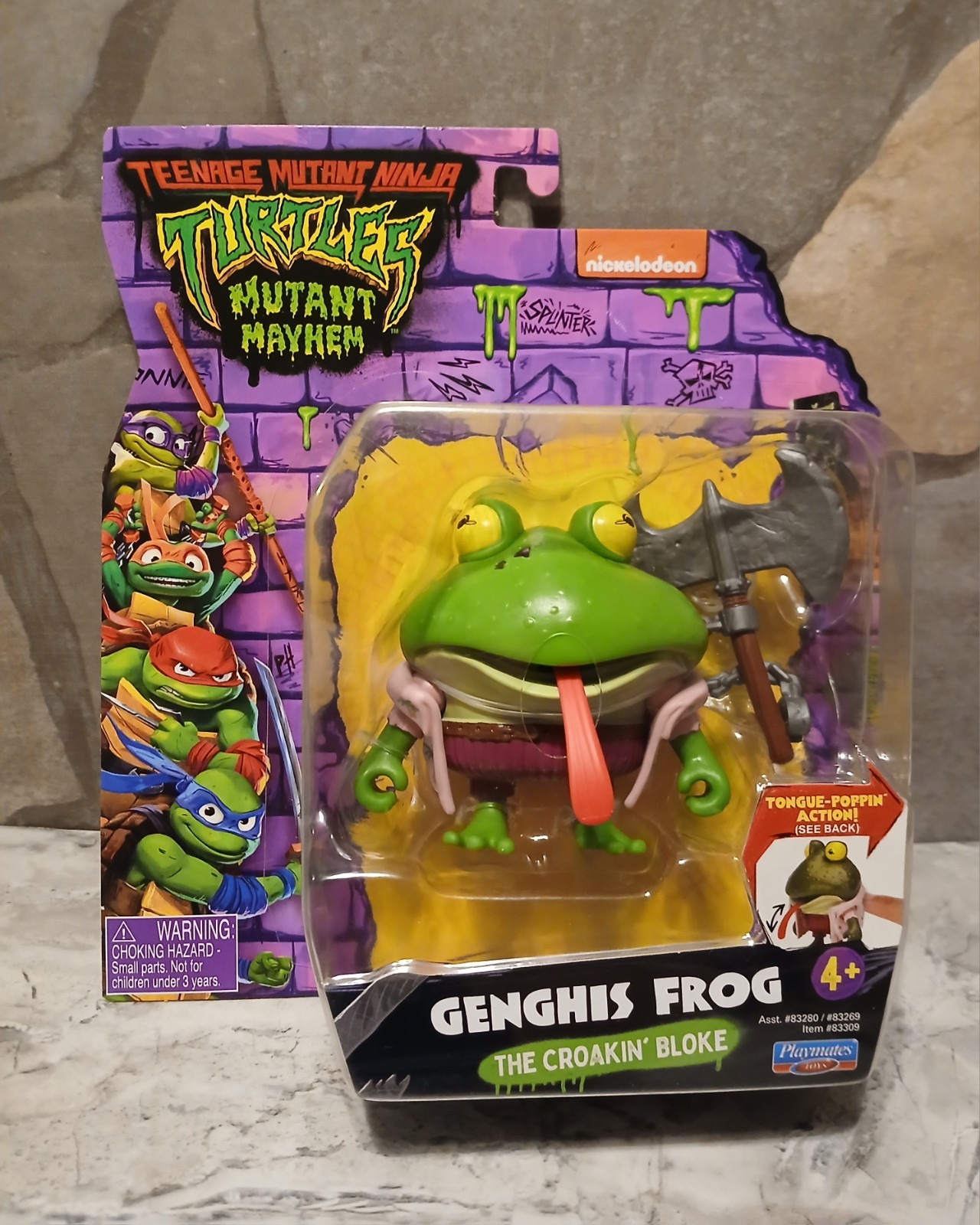 TMNT Teenage Mutant Ninja Turtles Mayhem Genghis Frog NEW Playmates Figure