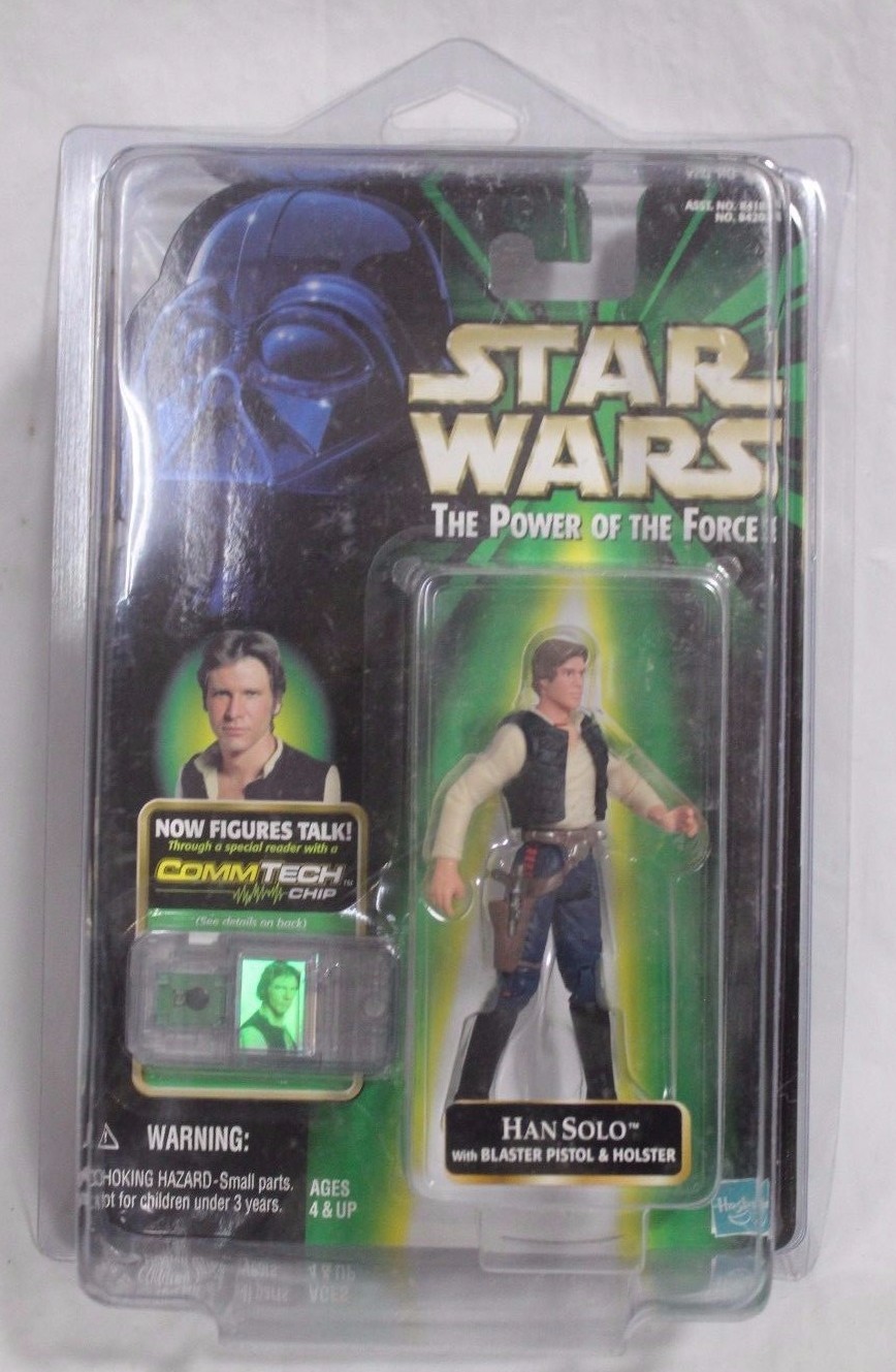 STAR WARS: HAN SOLO THE POWER OF THE FORCE BY HASBRO FIGURE OAK9799-1 #26 EE-12