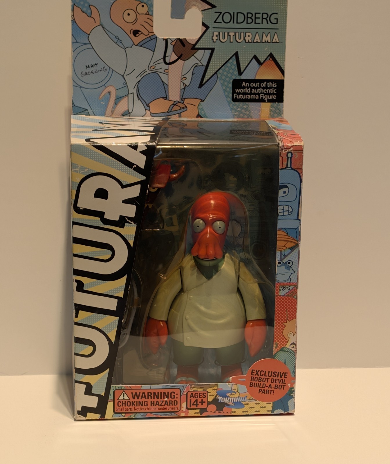 Toynami Futurama Dr. Zoidberg Decapod Action Figure Exclusive Age 14+ Red