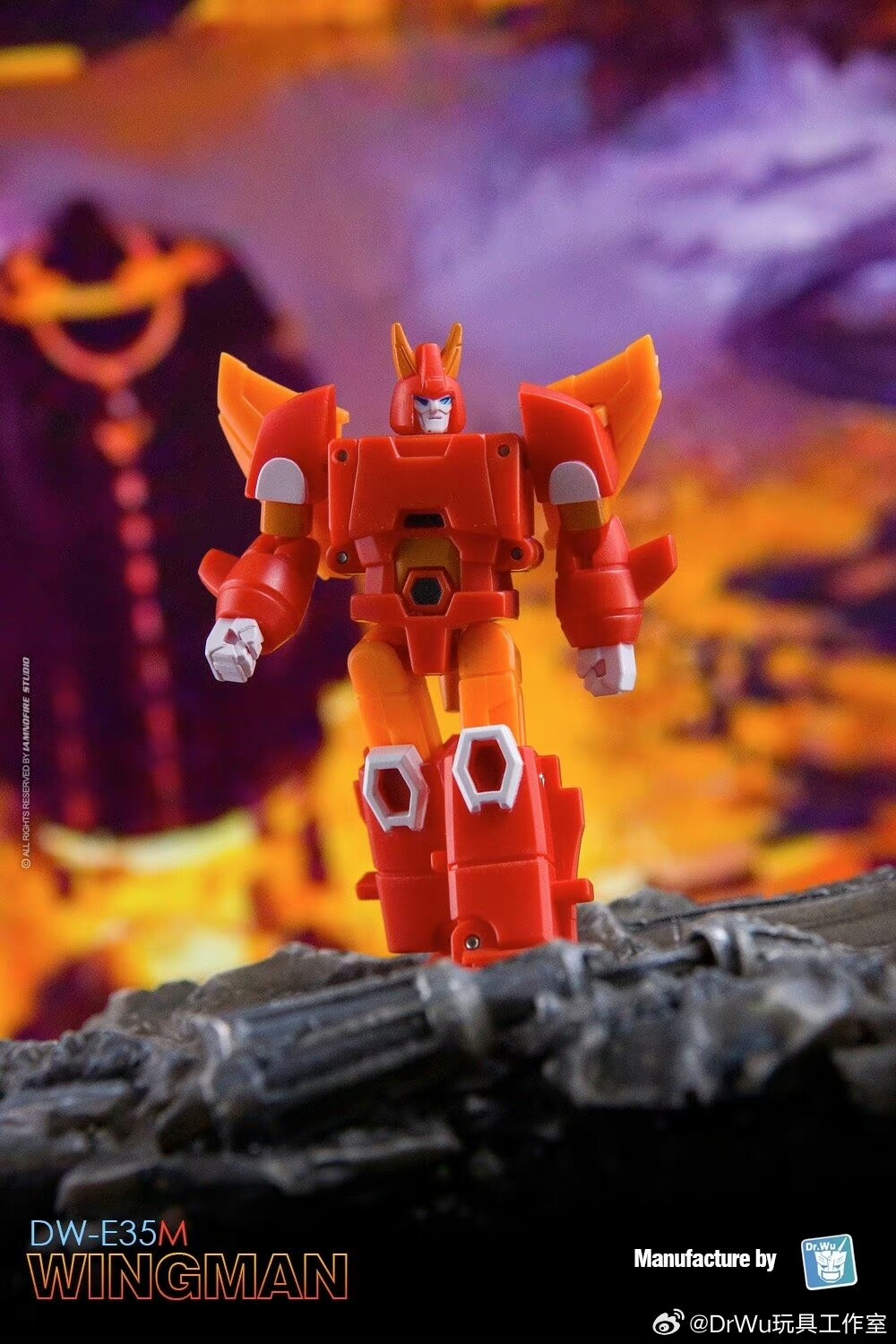 DR.WU DW-E35 Wingman DW-E34 Wasp E34G GOLDEN BEETLE MINI Robot 4.5-6 cm Figure