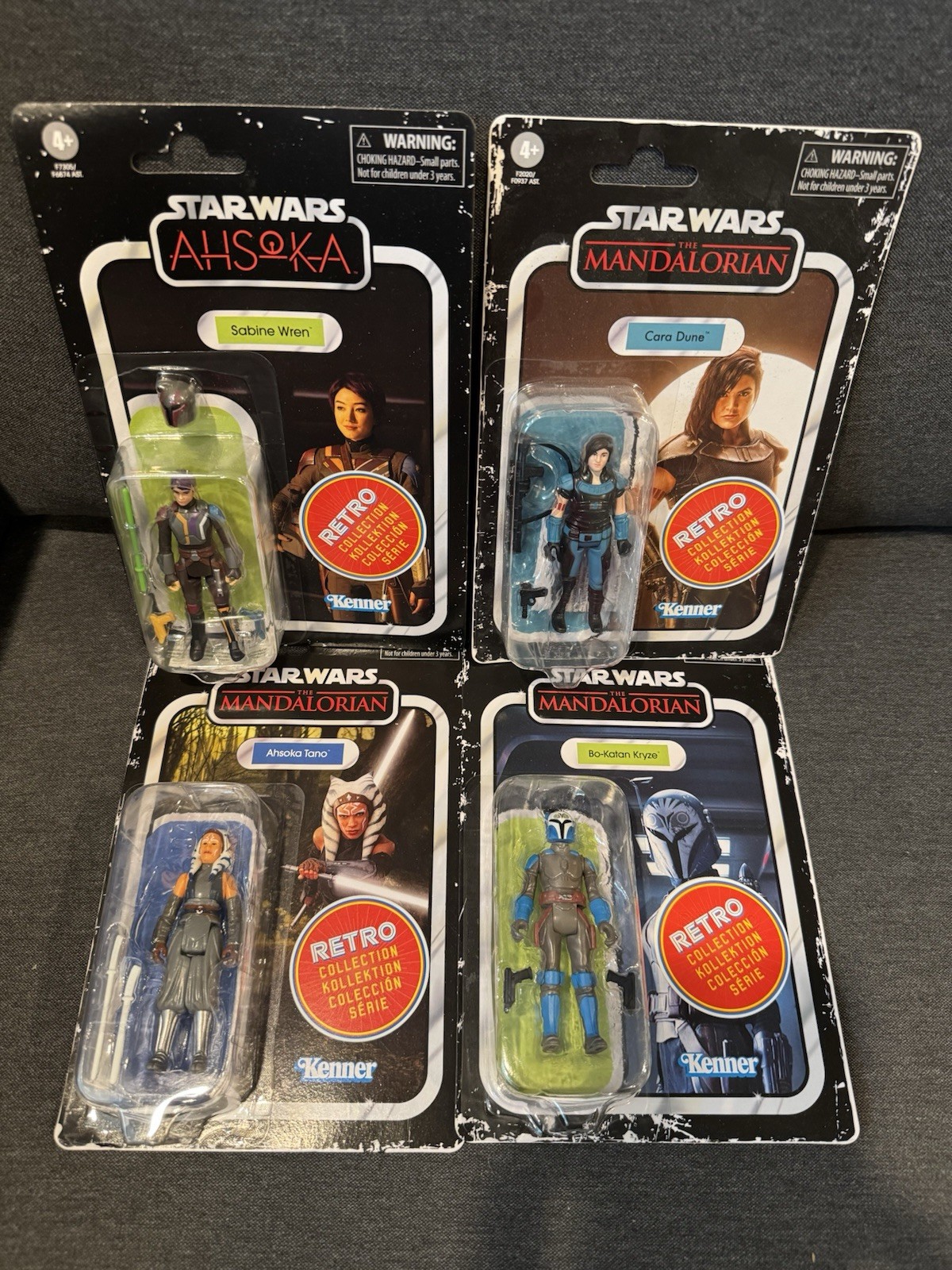 Star Wars Retro Collection Lot Cara Dune Sabine Wren Bo-Katan Kryze Ahsoka Tano