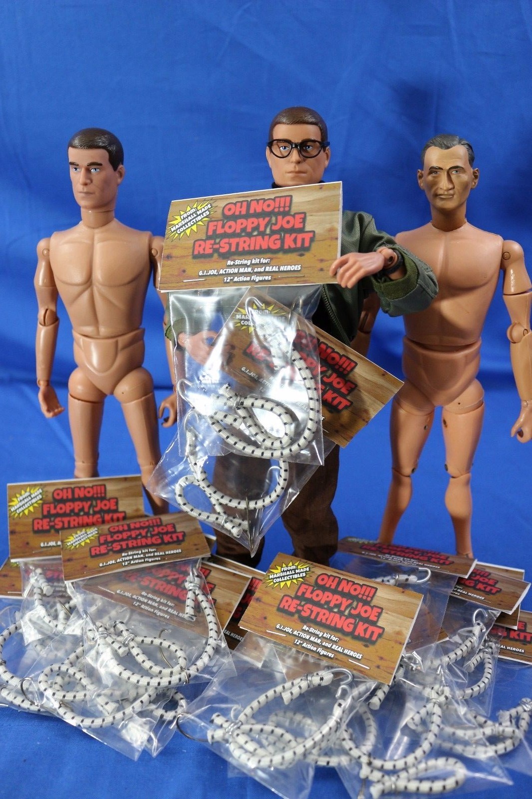 2 PACK OH NO!!! FLOPPY JOE Re-String Restring Kit For 60-70s GI JOE ACTION MAN