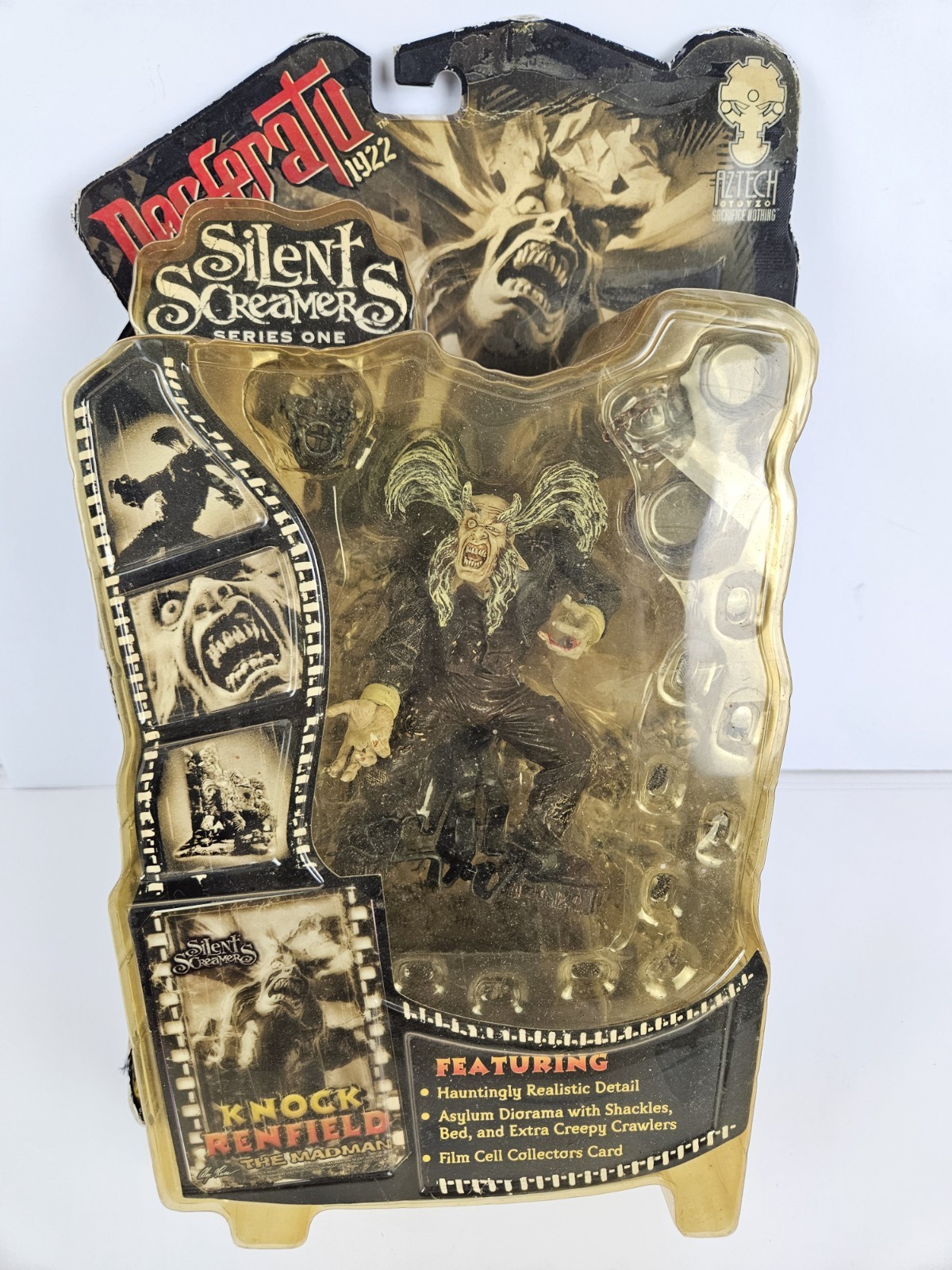 Vintage NOS SILENT SCREAMERS SERIES 1 « Nosferatu 1922 » Horror Toy Action Figure