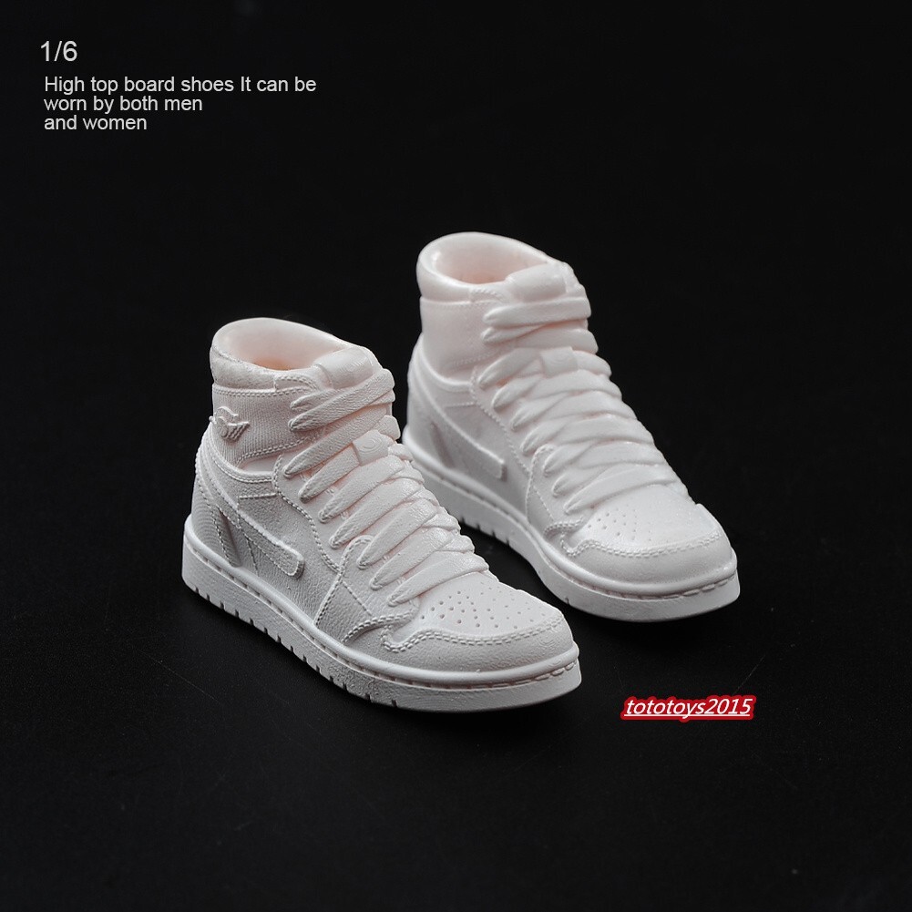1/6 White Sports Shoes Model For 12&Prime; Female /Man PH TBL Action Figure Body Toy