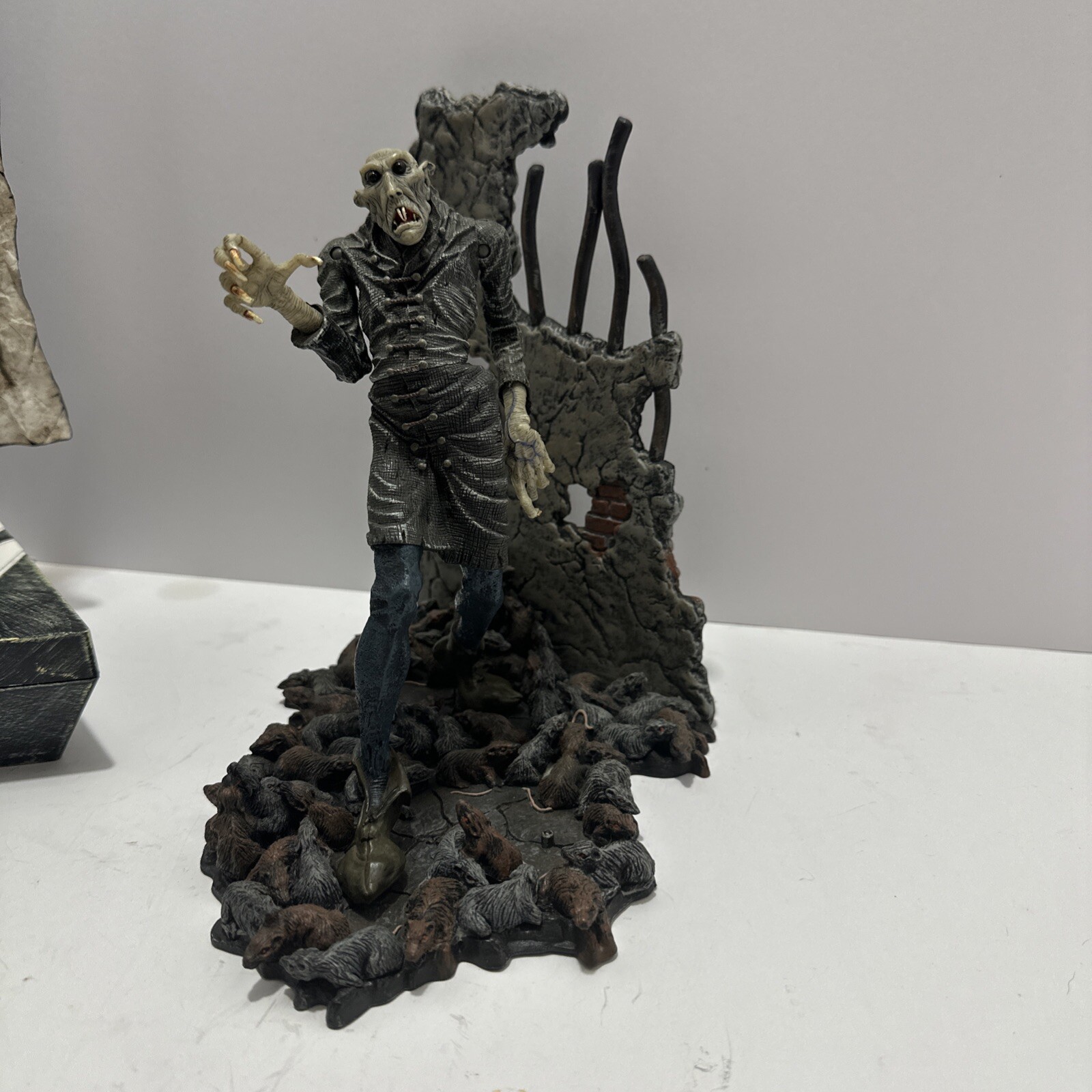 Lot Of Aztech Edison&rsquo;s Frankenstein Silent Screamers Action Figures Nosferatu